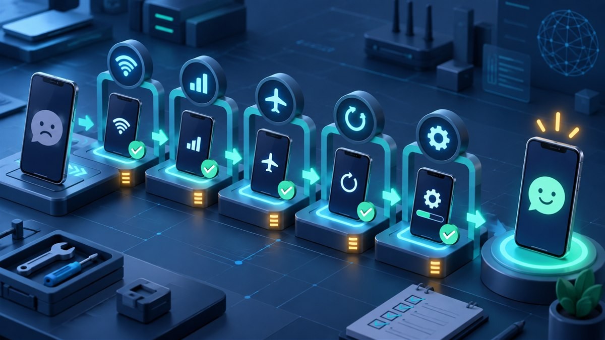 Letstalk故障排查中的Wi-Fi、移动网络、设备和应用检查