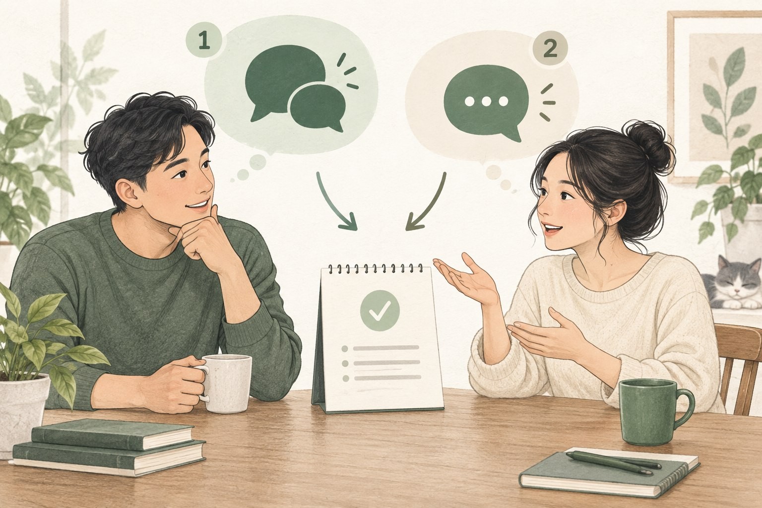 Letstalk聊天分歧沟通指南：事实核对、澄清与结论确认